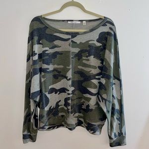 Army Print Top